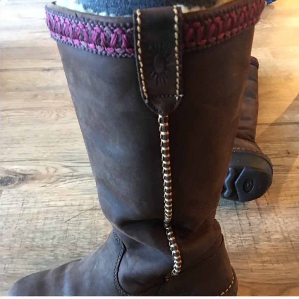 Ugg Swell Tall Leather Boots for @inabel